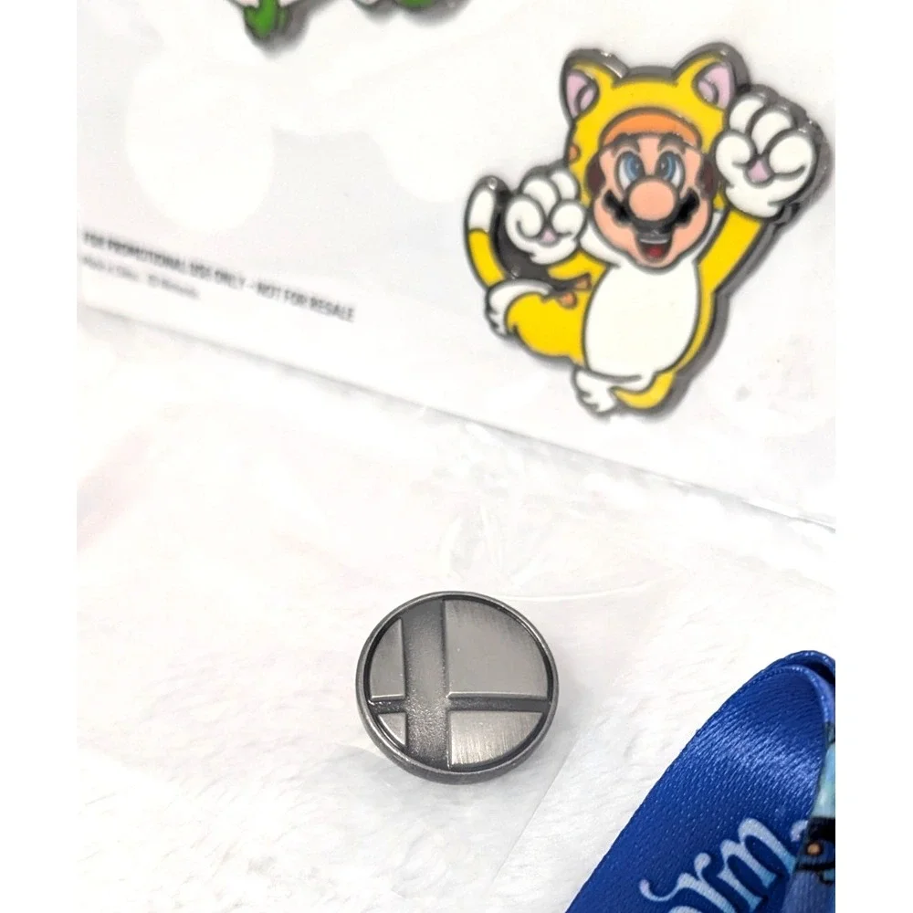 PAX West - Nintendo Live Game Dev Swag Lot - Mario Pins Smash Bros Zelda FFXIV